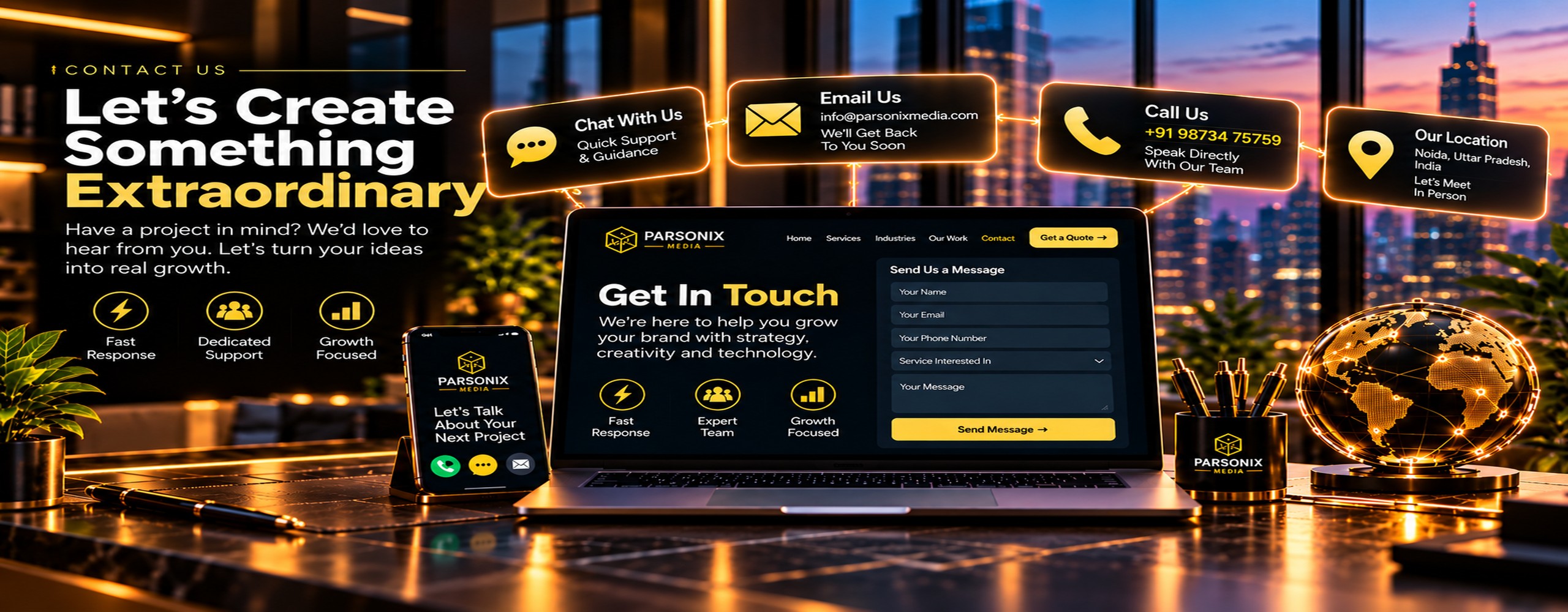 CONTACT US — Parsonix Media