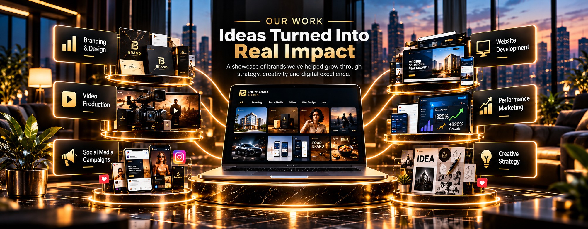 OUR WORK — Parsonix Media