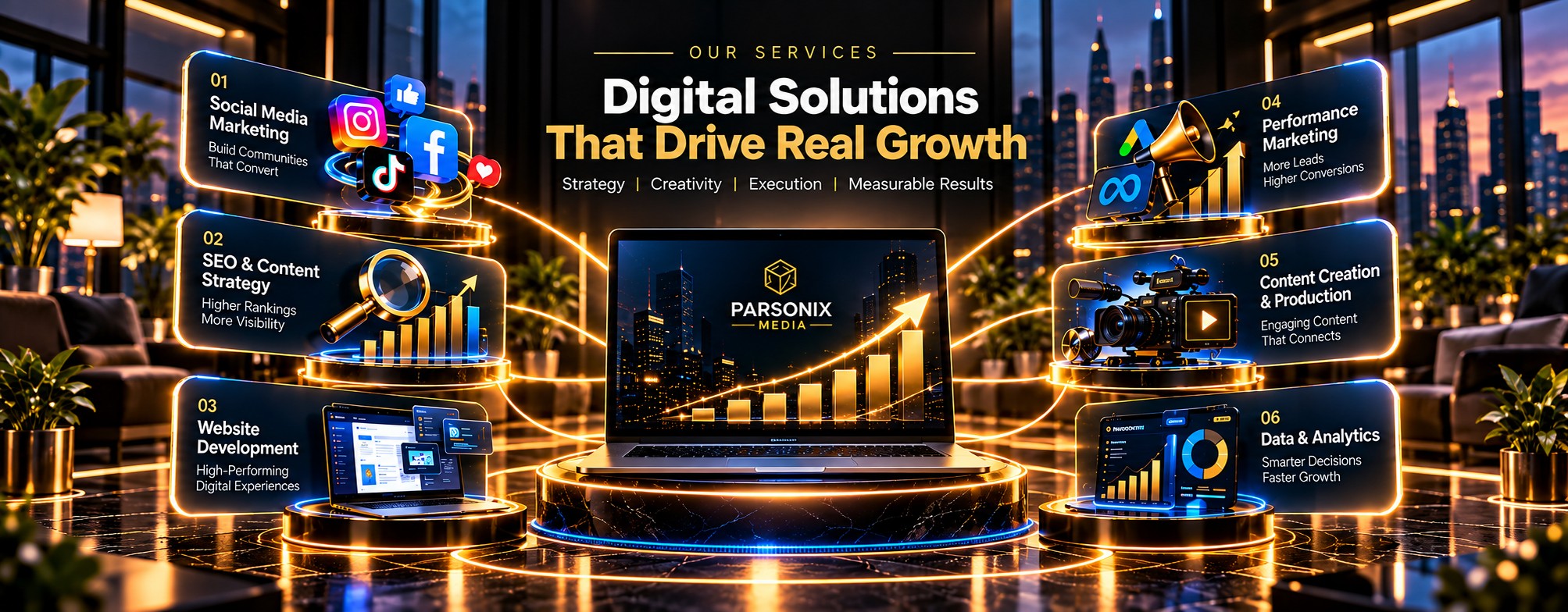 OUR SERVICES — Parsonix Media