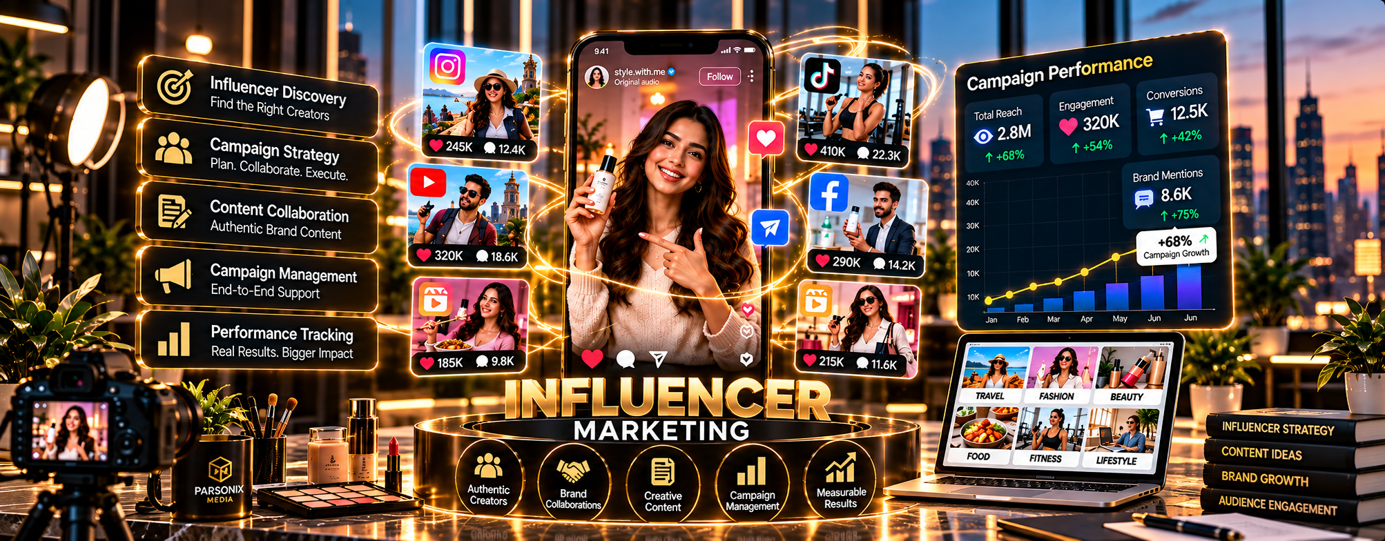 Parsonix Media — Influencer Marketing