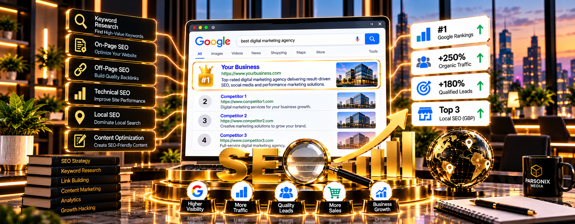 Parsonix Media — Search Engine Optimization