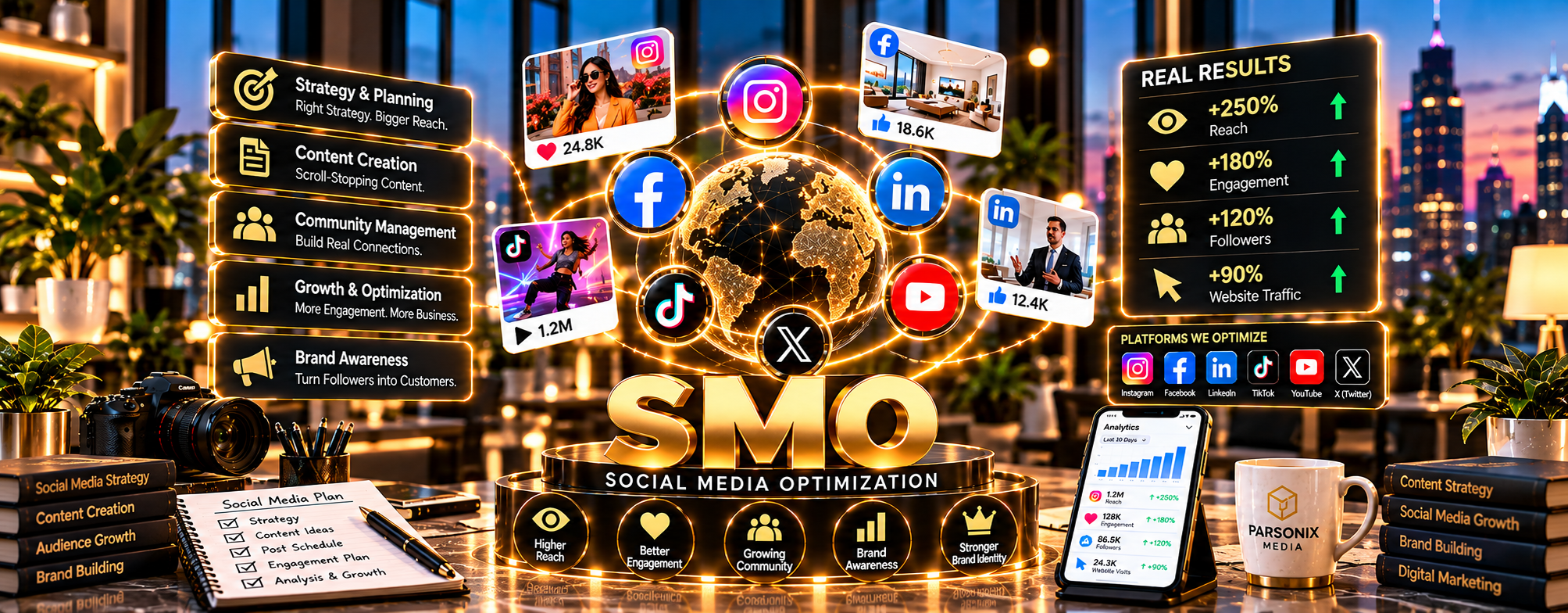 Parsonix Media — Social Media Optimization