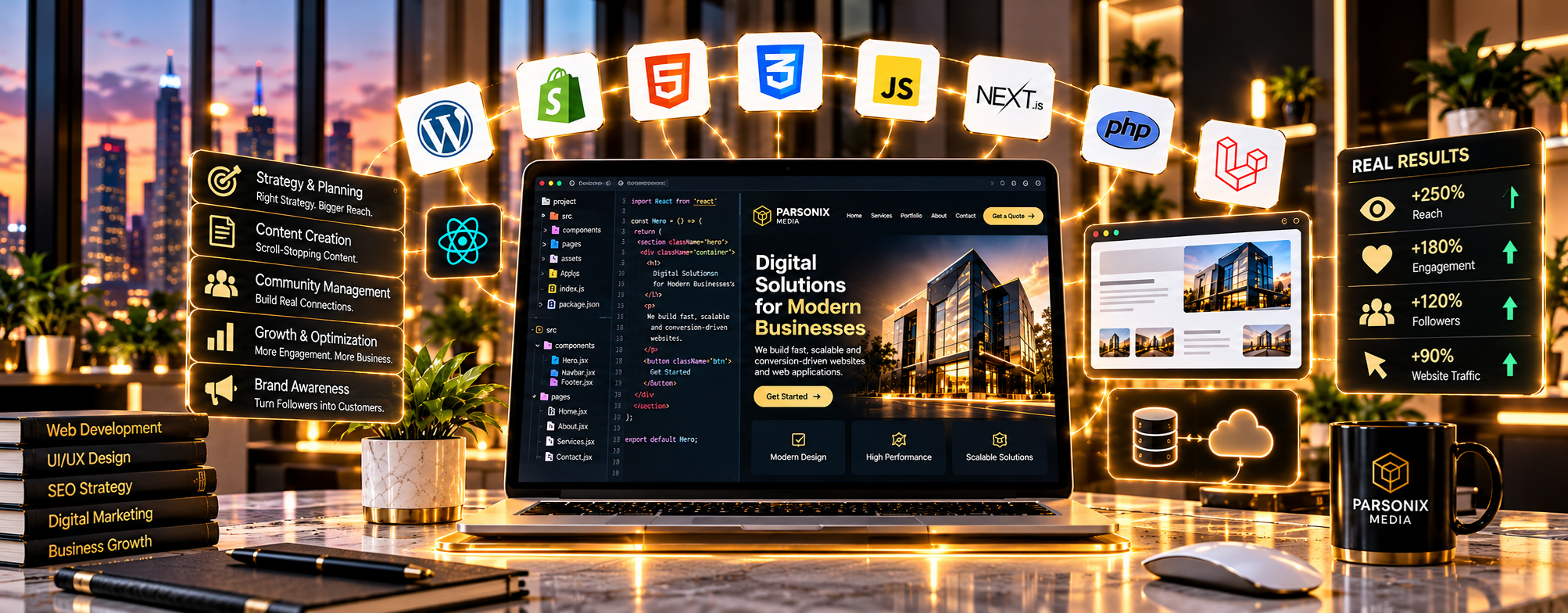 Parsonix Media — Website & Web App Development